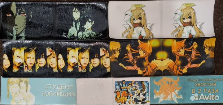 Обложки на паспорт, студенческий, зачетку аниме