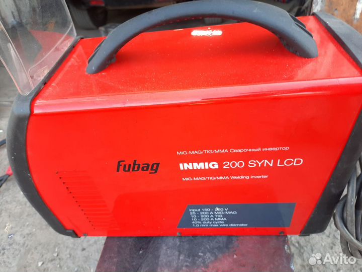 Fubag inmig 200 syn lcd, tig, mma, mig/mag