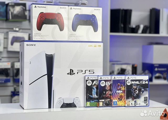 Sony playstation 5 Slim новая, игры в подарок объявление продам