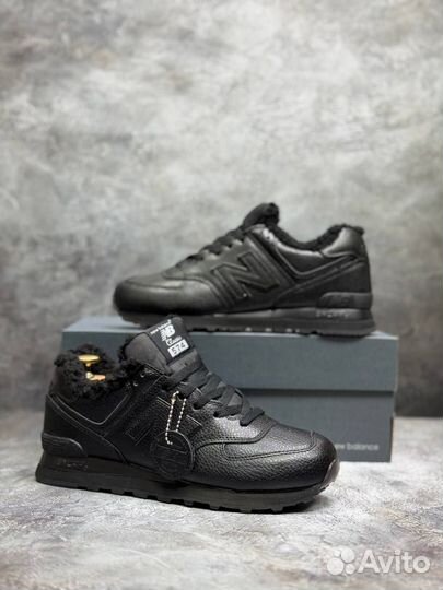 Кроссовки new balance 574 зимние