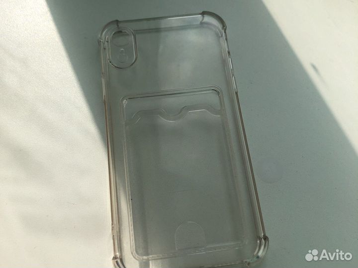 Чехол на iPhone xr прозрачный