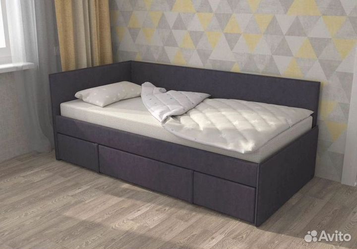 Детская мягкая кровать