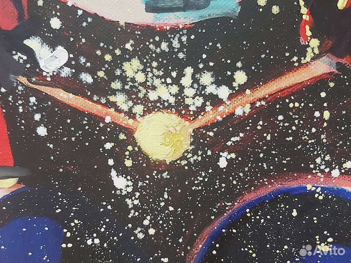 Картина маслом на холсте размер 38 на 46