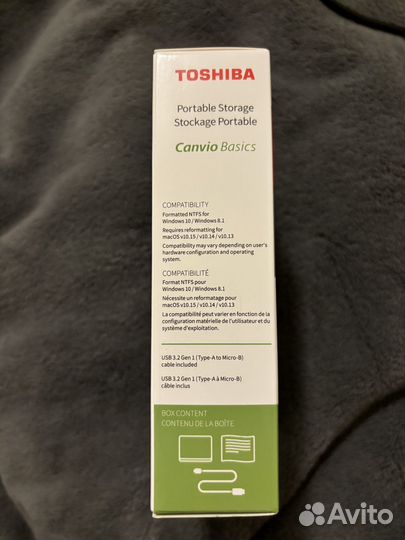 Toshiba canvio basics 1tb