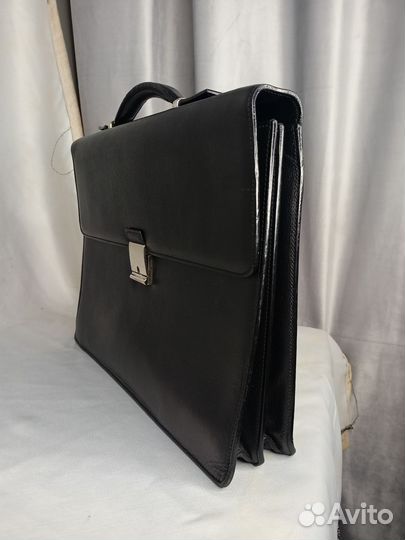 Мужской кожаный портфель Zegna, оригинал