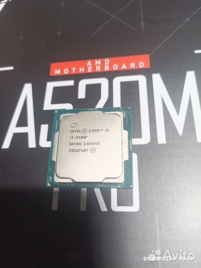 Процессор intel core i3 9100f