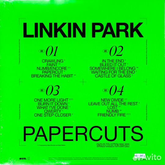 Linkin park Papercuts - Singles Collection 2000-20