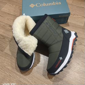 Дутики зимние мужские Columbia gore-tex новые Хаки