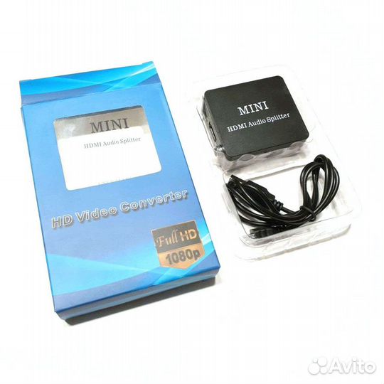 Адаптер hdmi to hdmi+Audio (новый) для PS4