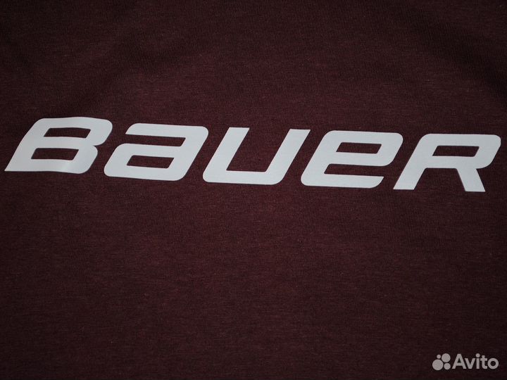Футболка Bauer размер M (46-48) бордовая