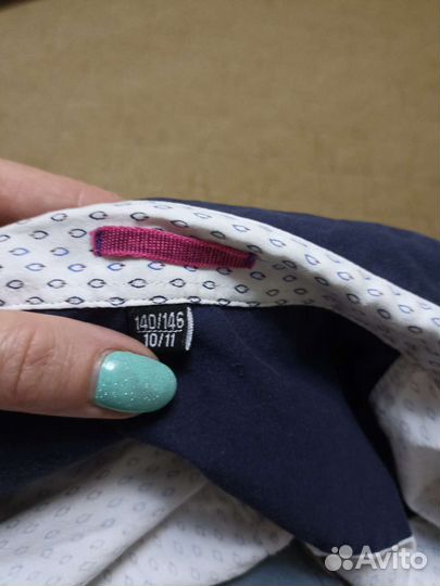 Рубашка детская для мальчиков 140/146