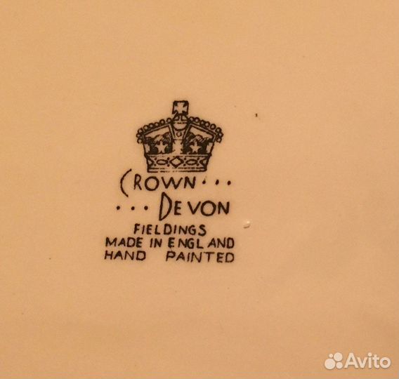 Квадратные тарелки Crown Devon, Англия