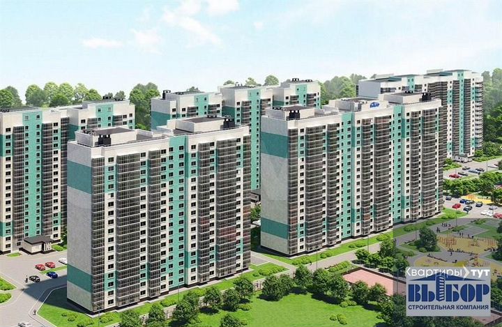 2-к. квартира, 55,7 м², 8/17 эт.