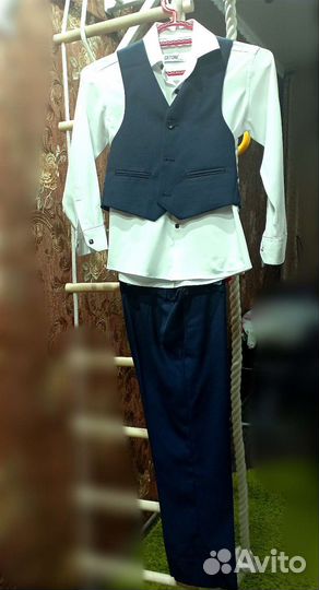 Школьный костюм для мальчика 128 синий