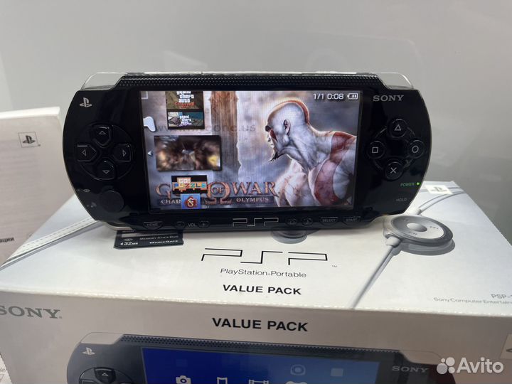 Sony PSP 1008 Fat комплект 90игр