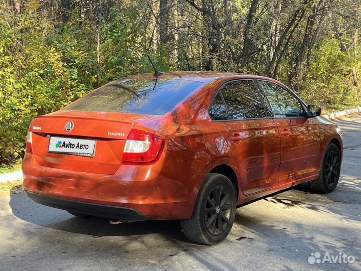 Skoda Rapid 1.4 AMT, 2016, 166 845 км