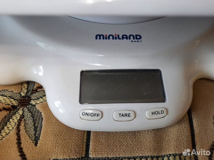 Весы детские Miniland Scaly Up со съемным лотком