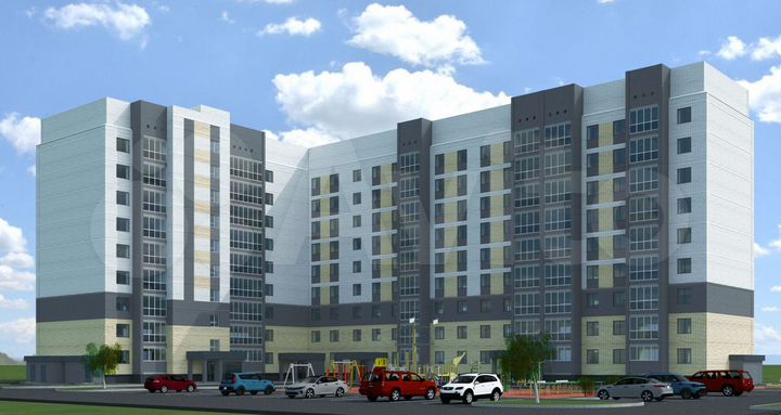 1-к. квартира, 43,3 м², 3/9 эт.