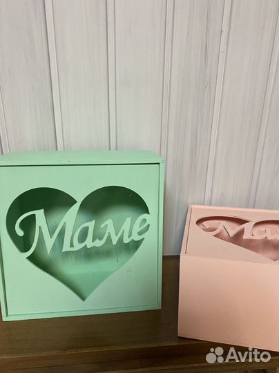 Ящик деревянный подарочный