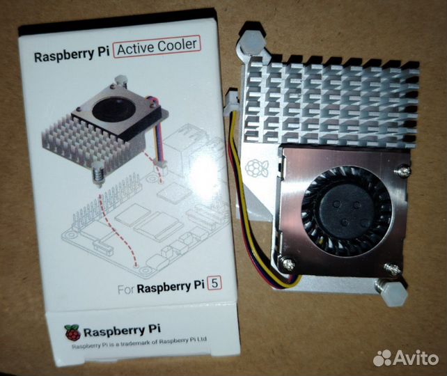 Кулер охлаждения Raspberry pi 5 cooler