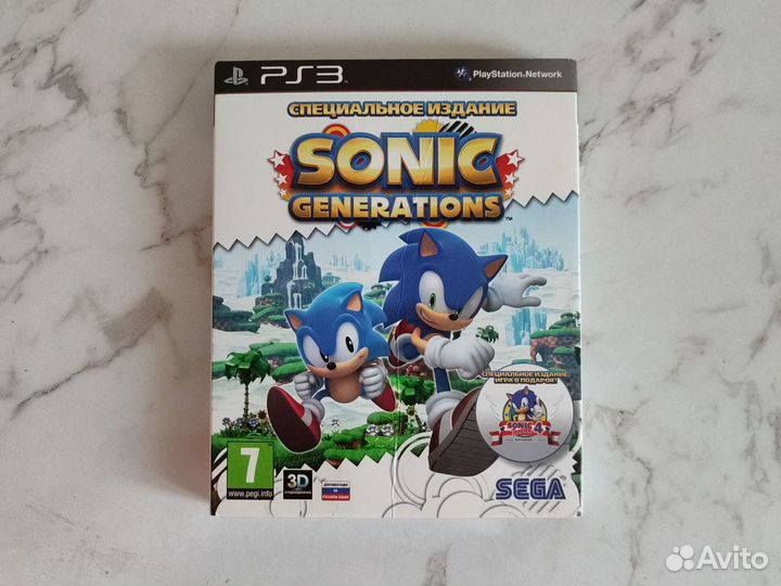 Игра Sonic Generations Лицензия Xbox 360