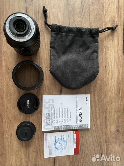 Объектив nikon 55 300mm