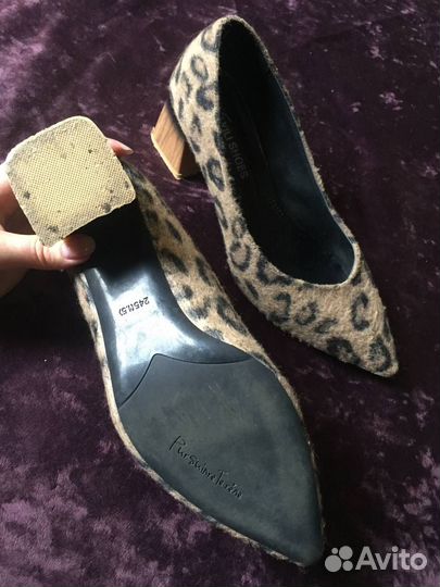 Леопардовые туфли 38