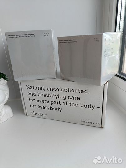 The act. Новый набор. Скраб+масло