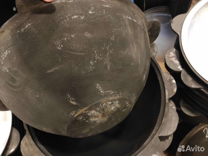 Казан Узбекский чугунный на 12л.Есть любой объем