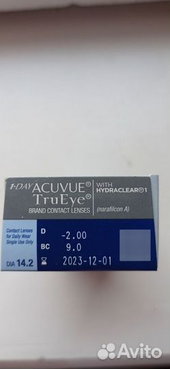 Линзы для глаз acuvue TruEye