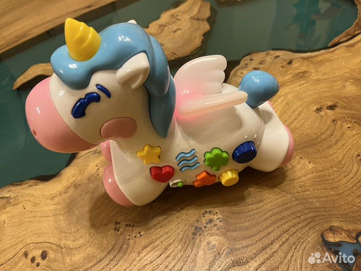 Музыкальный ночник единорог