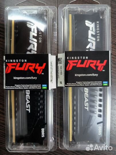 Оперативная память Kingston Fury DDR5 5600Mhz