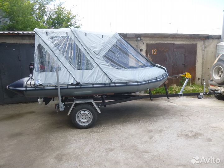 Лодка пвх XL north silver 390