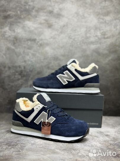 Кроссовки мужские зимние New Balance с мехом 41-46