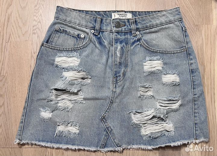 Юбка джинсовая mango