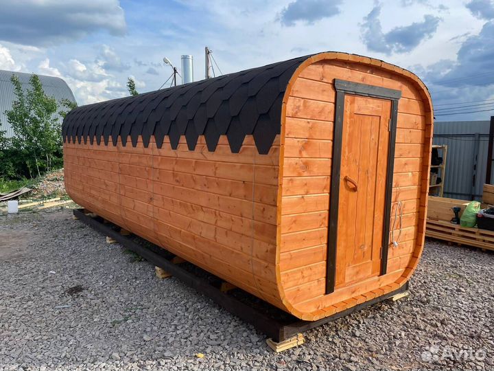 Баня бочка квадро с доставкой