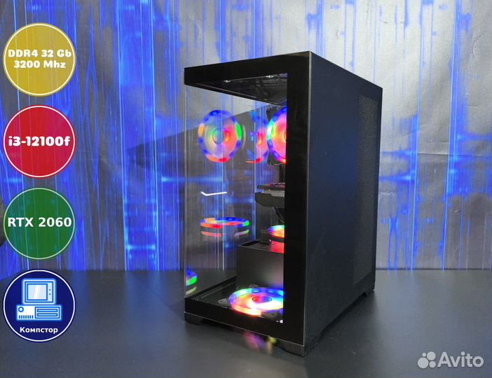 Игровой пк i3-RTX2060-32DDR4-ZOX6950481372-H610