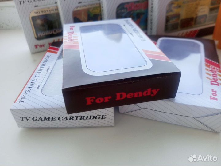 Реплика коробочки для картриджа Dendy Steepler