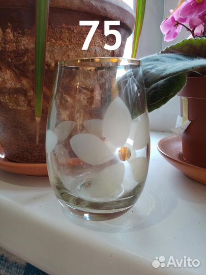 Бокалы, штоф. Стекло. СССР