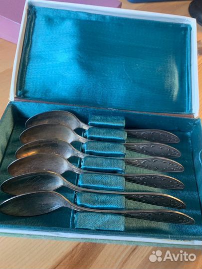 Набор столовых приборов мельхиор СССР
