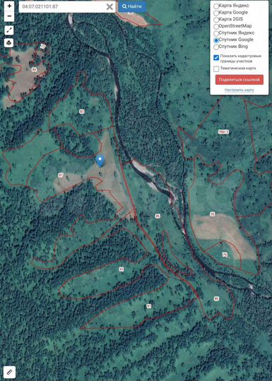 Участок 10,7 га (СНТ, ДНП)