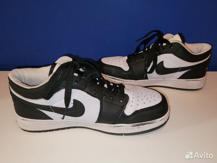 Чёрно-белые кроссовки Nike Air Jordan, размер 36