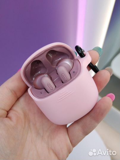 Чехол для JBL Tune 220 / 225 TWS (розовый/pink)