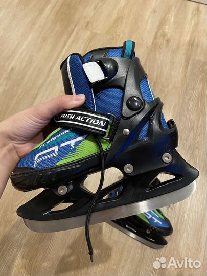 Коньки rush action раздвижные