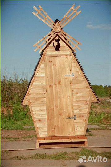 Уличный туалет с установкой Щ626