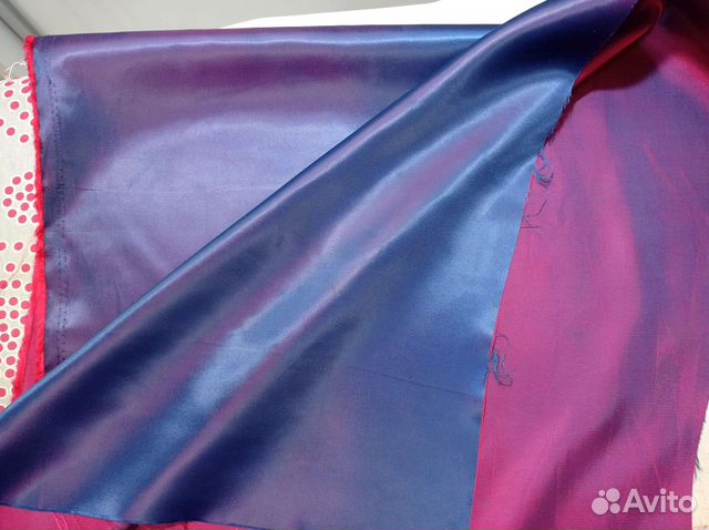 Ткань подкладочная, куски