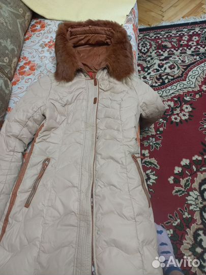 Пуховик зимний женский длинный 40 42