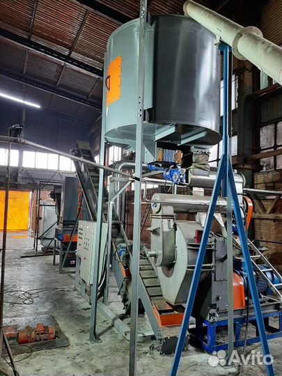 Линия гранулирования лузги