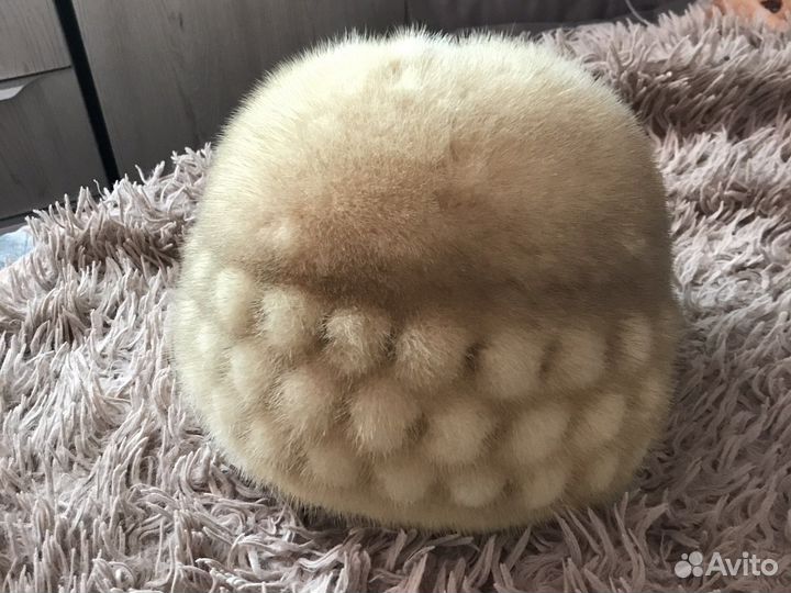 Шапка норковая женская