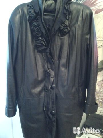 Кожаный плащ